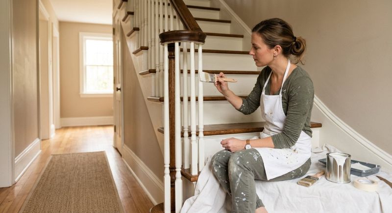 Chair Rail Painting in Wilmington, NC